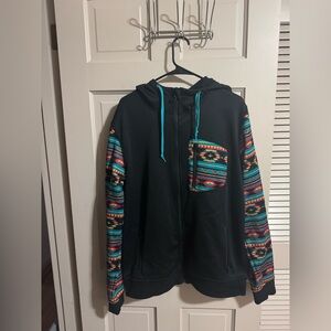 ESC Empyre Surplus CO Full Zip Up Hoodie Size Large